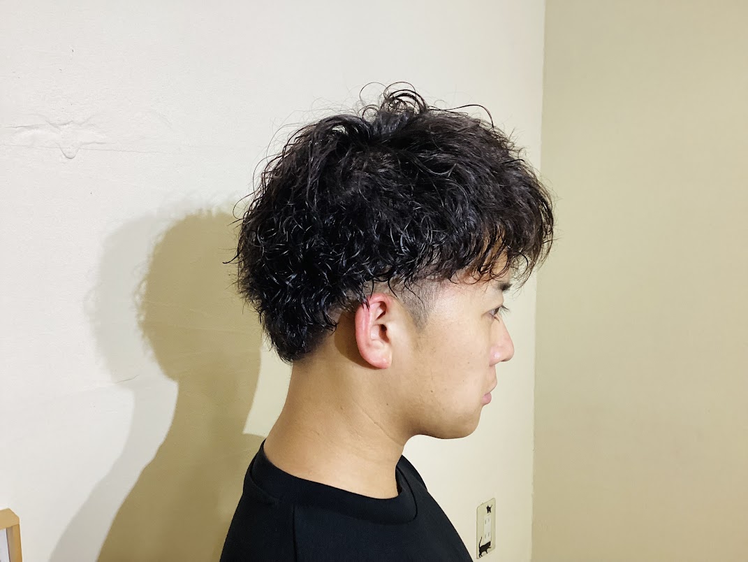 5. パーマスタイルで簡単お手入れ