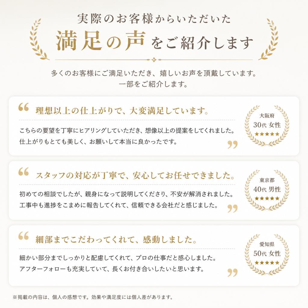 お客様の声