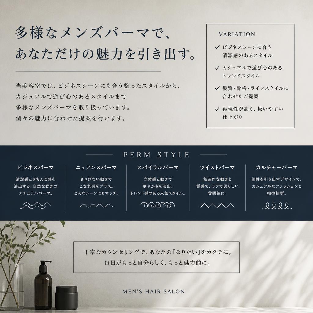様々なスタイルに対応