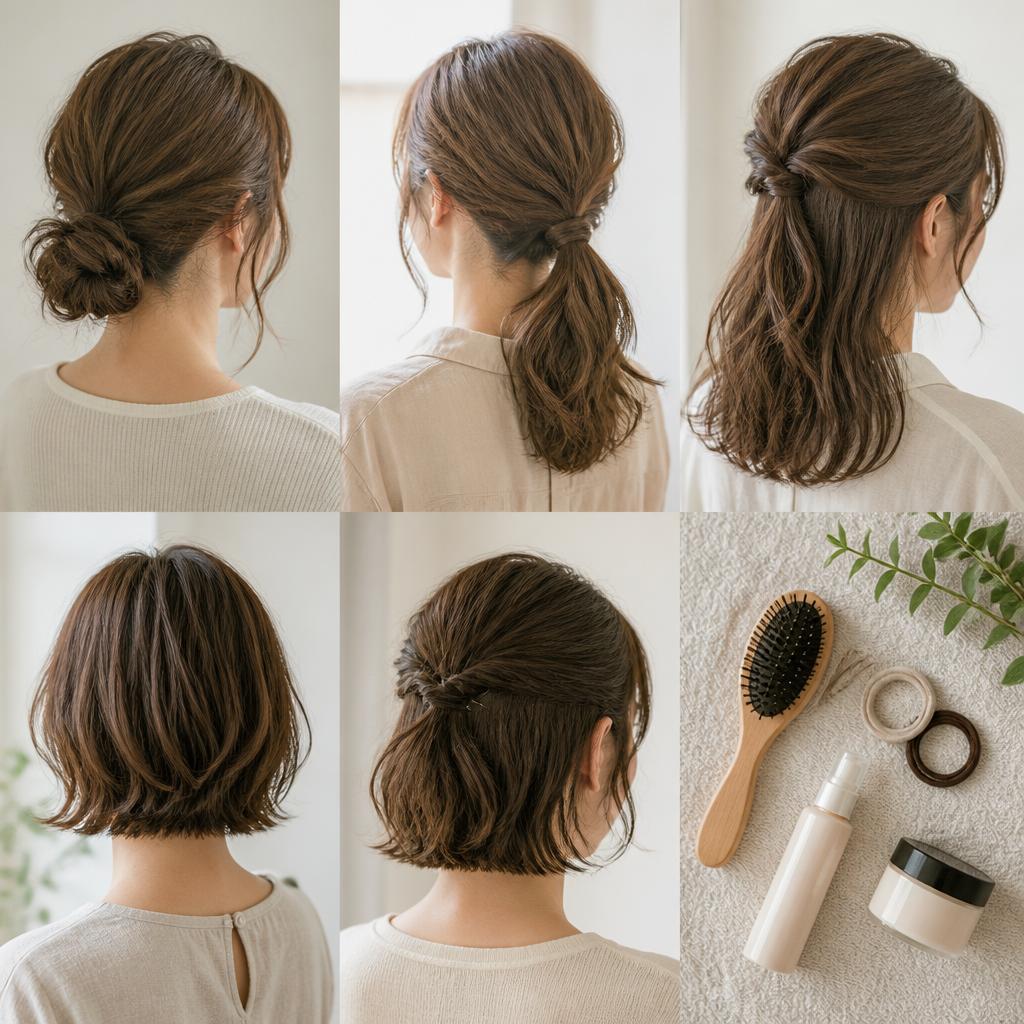 簡単スタイリングのヘアアドバイス
