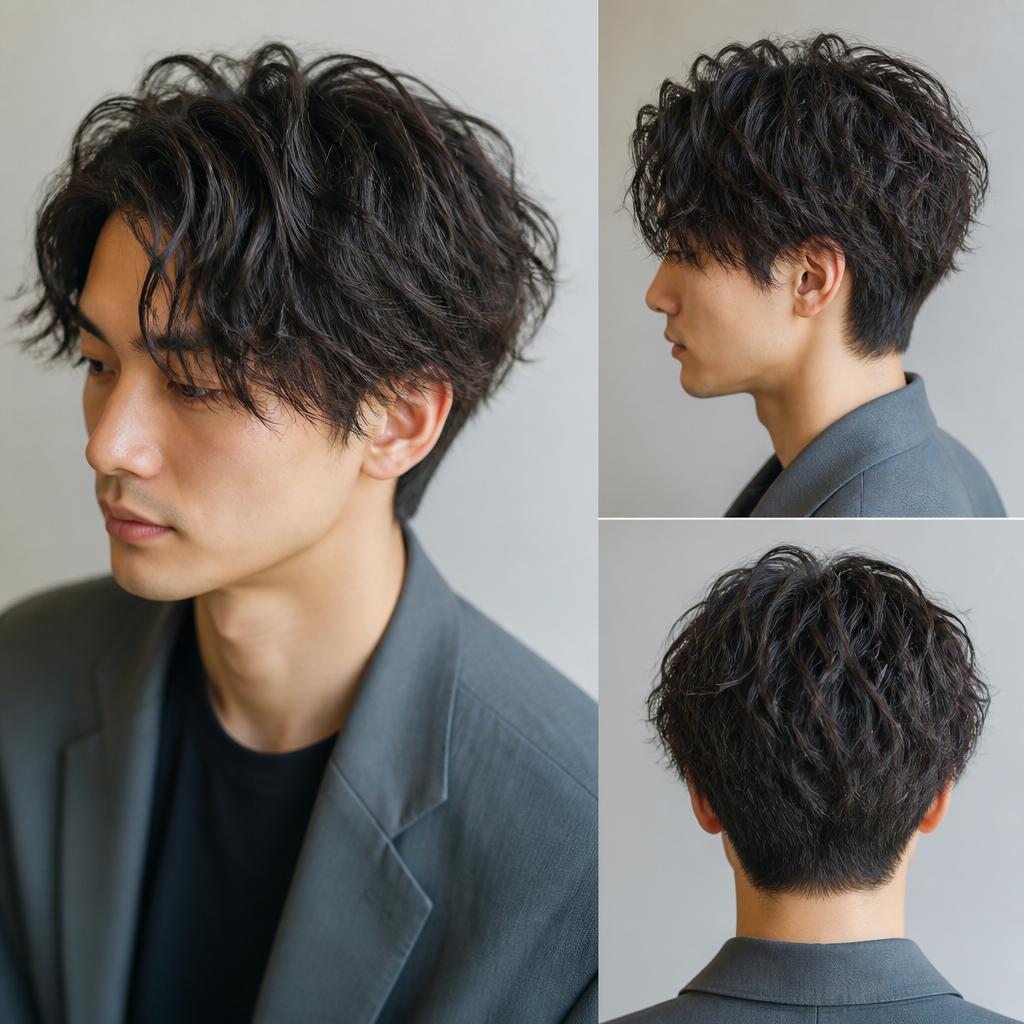 メンズパーマで魅力を引き出す大人のナチュラルスタイル